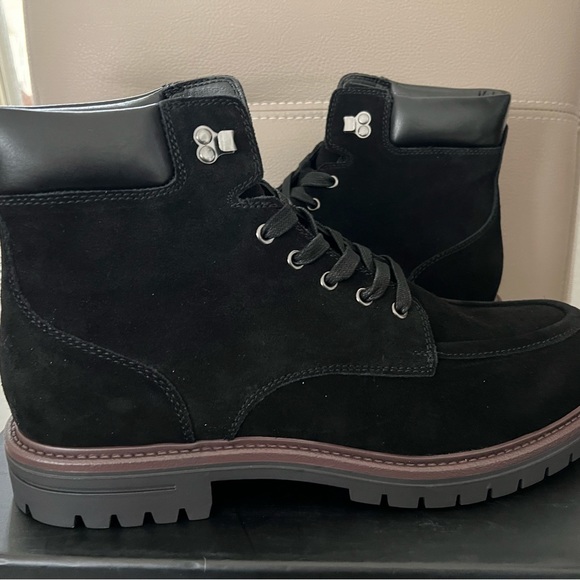 Men “Moretti“ new in box. Black suede chukka boots - Picture 2 of 7